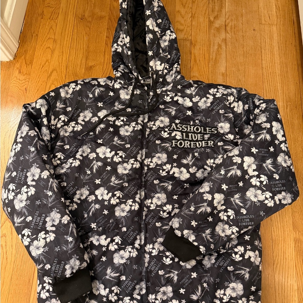 Assholes Live Forever Floral Jacket